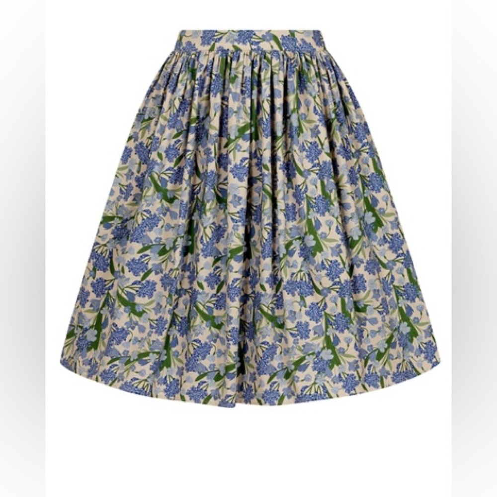 Collectif Jasmine Floral Skirt